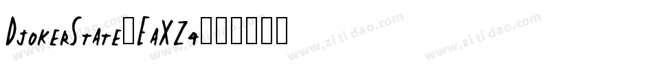DjokerState-EaXZ4字体转换