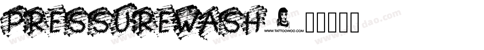PressureWash字体转换