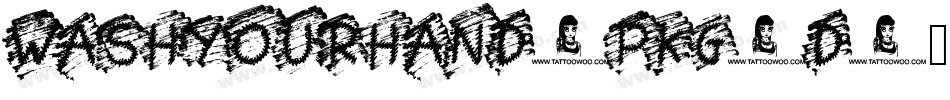 WashYourHand-PKG8d字体转换