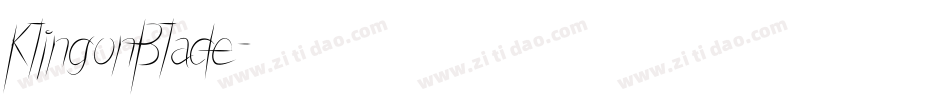KlingonBlade字体转换