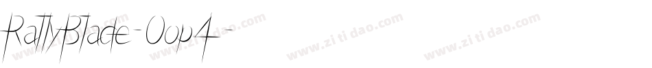RallyBlade-Oop4字体转换