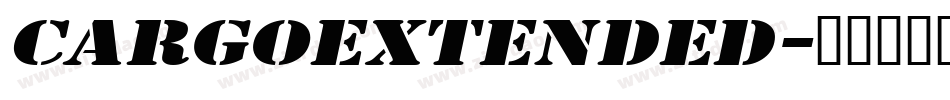 CargoExtended字体转换
