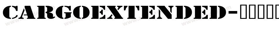 CargoExtended字体转换
