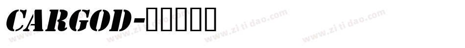 CargoD字体转换