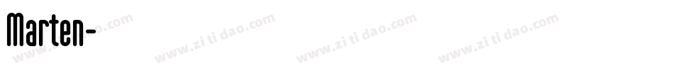 Marten字体转换