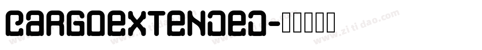 CargoExtended字体转换