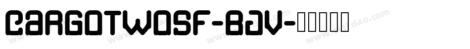 CargoTwoSf-BjV字体转换