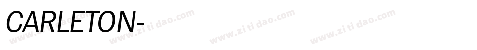 CARLETON字体转换