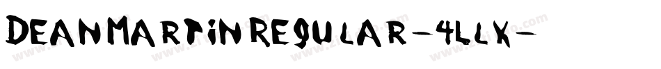 DeanMartinRegular-4Llx字体转换