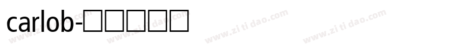 carlob字体转换