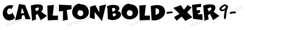 CarltonBold-Xer9字体转换