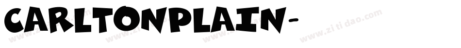 CarltonPlain字体转换