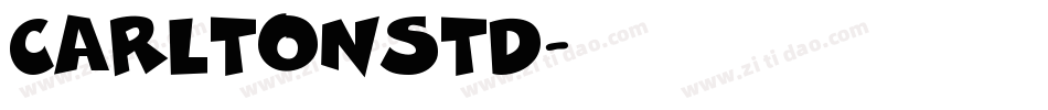 CarltonStd字体转换