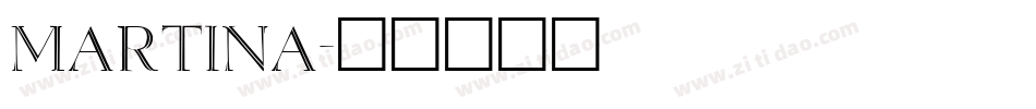 Martina字体转换
