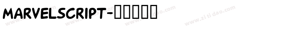 MarvelScript字体转换