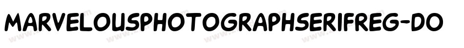 MarvelousphotographserifReg-DOJKR字体转换