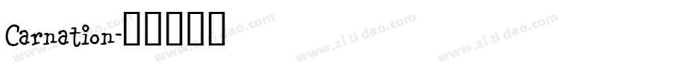 Carnation字体转换