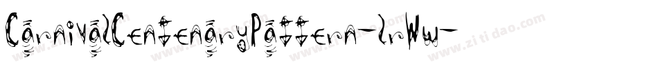 CarnivalCentenaryPattern-lrWw字体转换