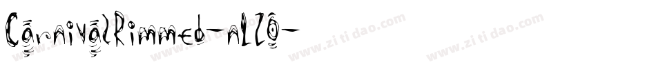 CarnivalRimmed-nLZO字体转换