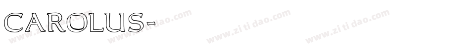 Carolus字体转换