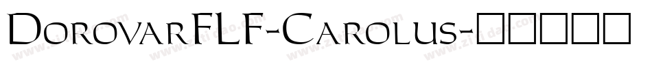 DorovarFLF-Carolus字体转换