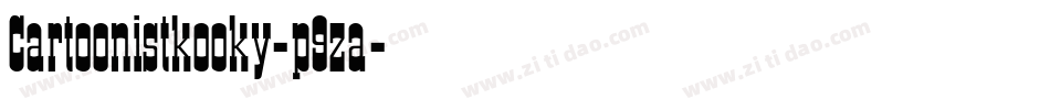 Cartoonistkooky-p9za字体转换