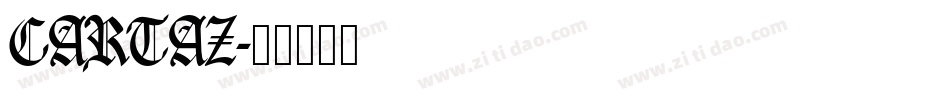 CARTAZ字体转换