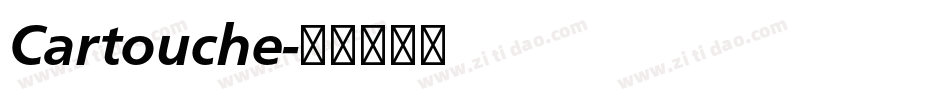 Cartouche字体转换