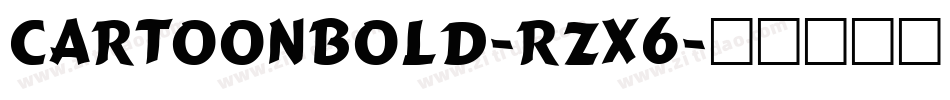 CartoonBold-Rzx6字体转换