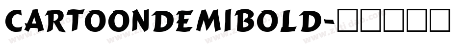 CartoonDemiBold字体转换
