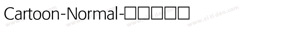 Cartoon-Normal字体转换