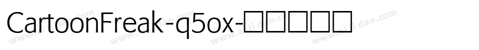 CartoonFreak-q5ox字体转换