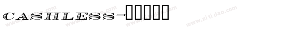cashless字体转换