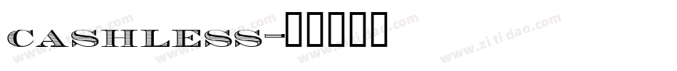 cashless字体转换