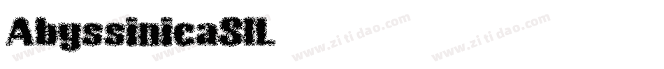 AbyssinicaSIL字体转换