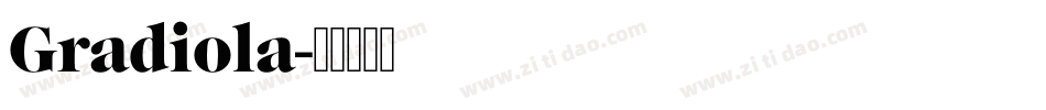 Gradiola字体转换