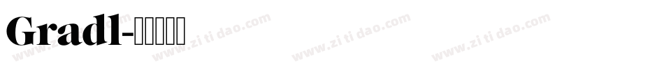 Gradl字体转换