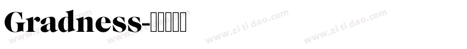 Gradness字体转换