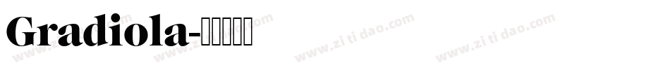 Gradiola字体转换