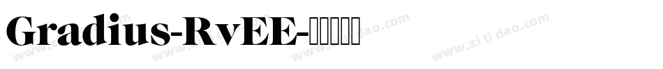 Gradius-RvEE字体转换