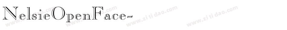 NelsieOpenFace字体转换