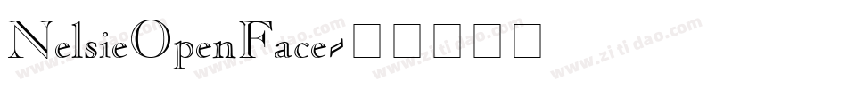 NelsieOpenFace字体转换