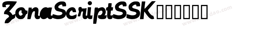 ZonaScriptSSK字体转换