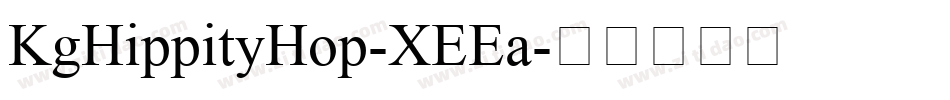 KgHippityHop-XEEa字体转换