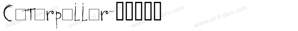 Caterpillar字体转换