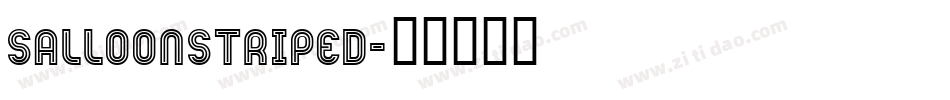 SalloonStriped字体转换