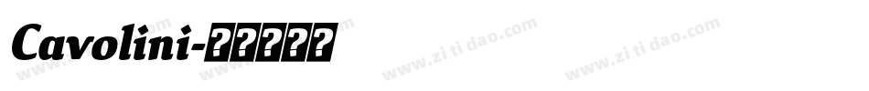 Cavolini字体转换
