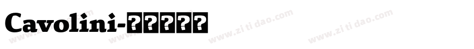 Cavolini字体转换