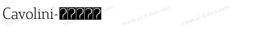 Cavolini字体转换