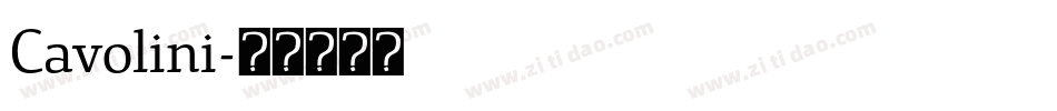 Cavolini字体转换